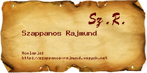 Szappanos Rajmund névjegykártya